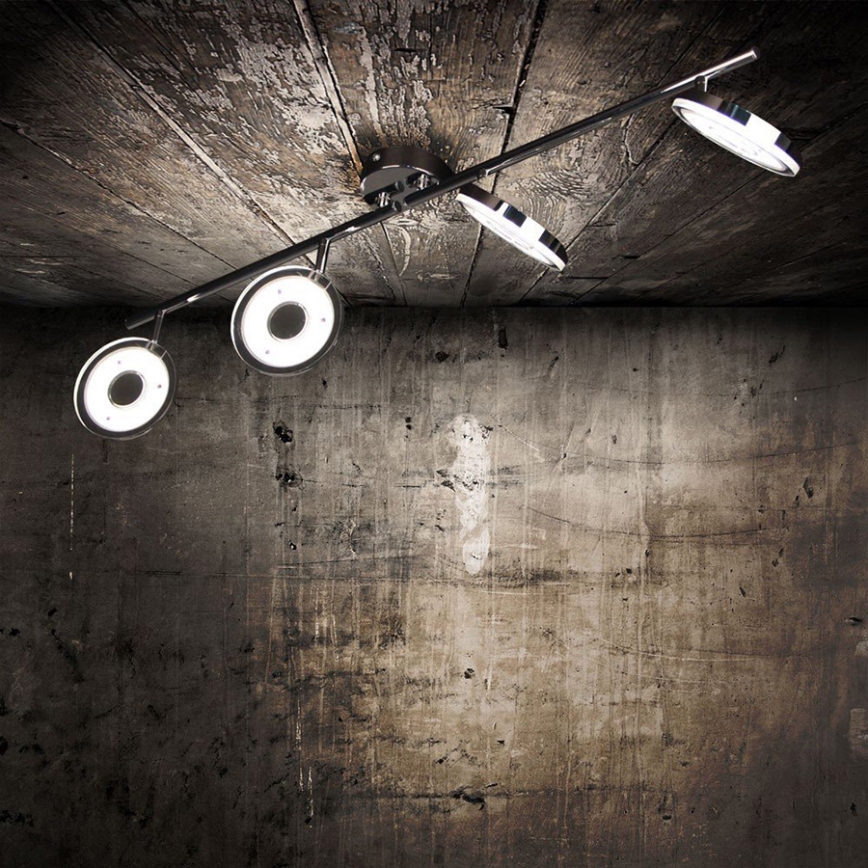 Eglo 78684 - Oprawa punktowa LED DORNES 4xLED/4,5W/230V chrom błyszczący