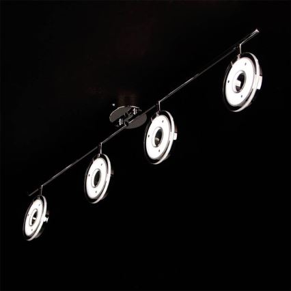 Eglo 78684 - Oprawa punktowa LED DORNES 4xLED/4,5W/230V chrom błyszczący