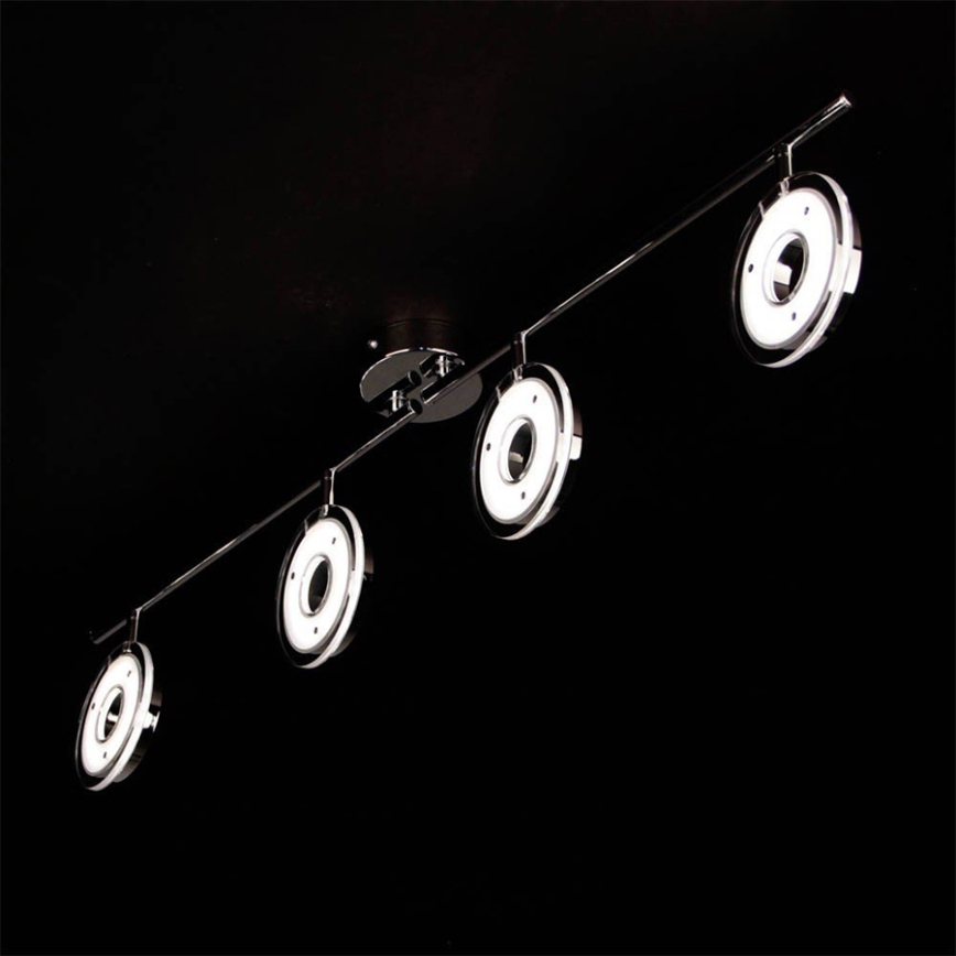 Eglo 78684 - Oprawa punktowa LED DORNES 4xLED/4,5W/230V chrom błyszczący