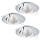 Eglo 78708 - ZESTAW 3x LED Oprawa wpuszczana TEDO 1xGU10/5W/230V