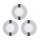Eglo 78733 - ZESTAW 3x LED Łazienkowa oprawa wpuszczana FUEVA 1xLED/2,7W/230V IP44