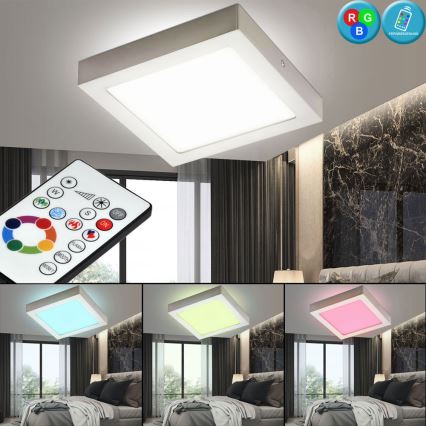 Eglo 78768 - LED RGB Plafon ściemnialny TINUS 1xLED/6W/230V