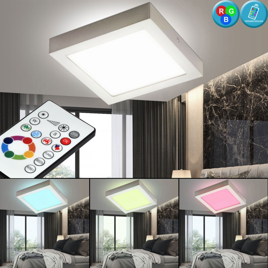 Eglo 78768 - LED RGB Plafon ściemnialny TINUS 1xLED/6W/230V