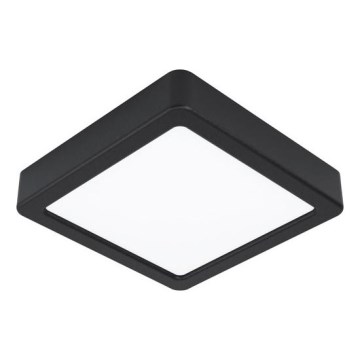 Eglo 78813 - Lampa sufitowa LED FUEVA LED/11W/230V 16x16 cm czarna