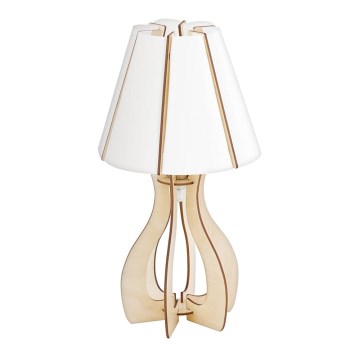 Eglo 78859 - Lampa stołowa COSSANO 1xE27/46W/230V beżowy Eglo 78859 - Lampa stołowa COSSANO 1xE27/46W/230V beżowy