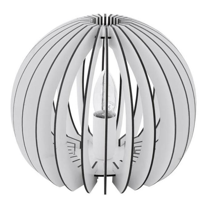 Eglo 79112 - Lampa stołowa COSSANO 1xE27/60W/230V biała