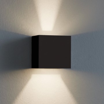 Eglo 79215 - LED Kinkiet zewnętrzny CALPINO 2xLED/3,3W/230V 3000K IP54 czarny