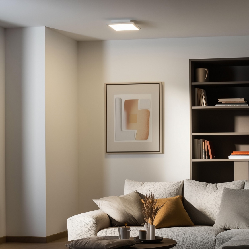 Eglo 79322 - LED Plafon ściemnialny SALOBRENA LED/16W/230V 4000K 30x30 cm biały