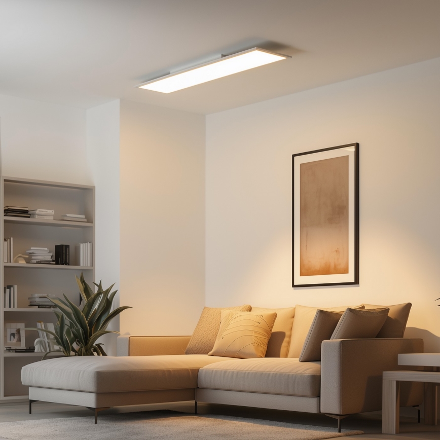 Eglo 79328 - LED Plafon SALOBRENA-RW LED/34W/230V 2700/4000K 120x30 cm biały