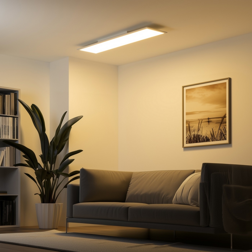 Eglo 79328 - LED Plafon SALOBRENA-RW LED/34W/230V 2700/4000K 120x30 cm biały