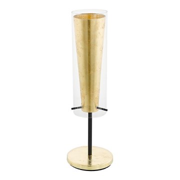 Eglo 79345 - Lampa stołowa PINTO GOLD 1xE27/40W/230V złoty