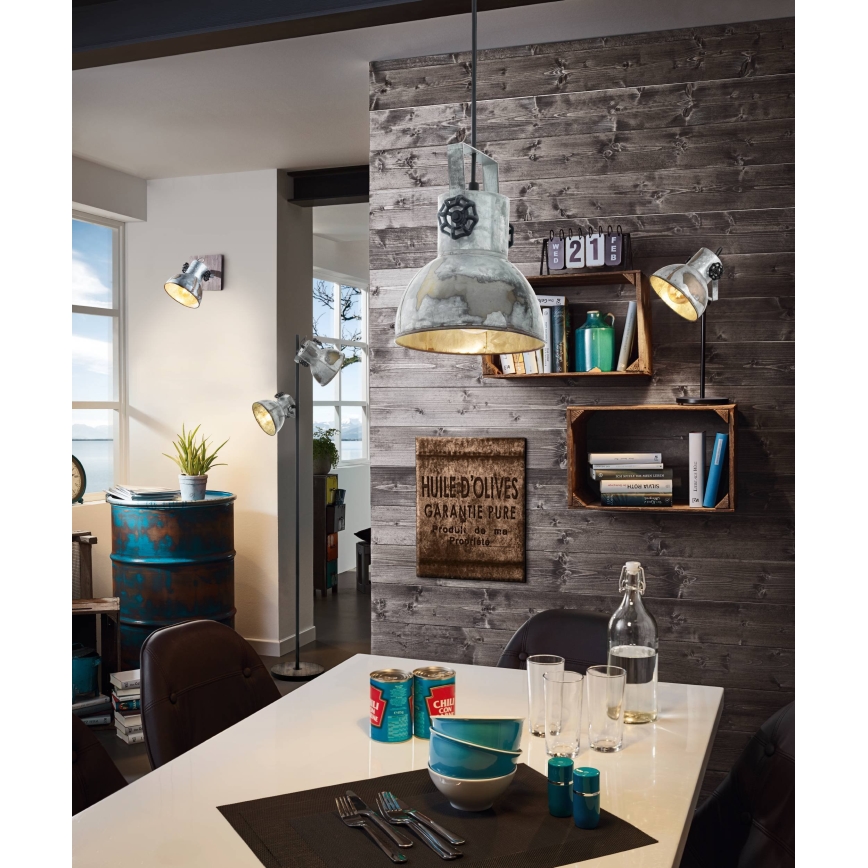 Eglo 79365 - Lampa stołowa BARNSTAPLE 1xE27/40W/230V