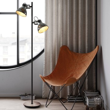 Eglo 79369 - Lampa stojąca BARNSTAPLE 2xE27/40W/230V