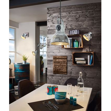 Eglo 79369 - Lampa stojąca BARNSTAPLE 2xE27/40W/230V