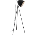 Eglo 79377 - Lampa stojąca MAREPERLA 1xE27/60W/230V czarna