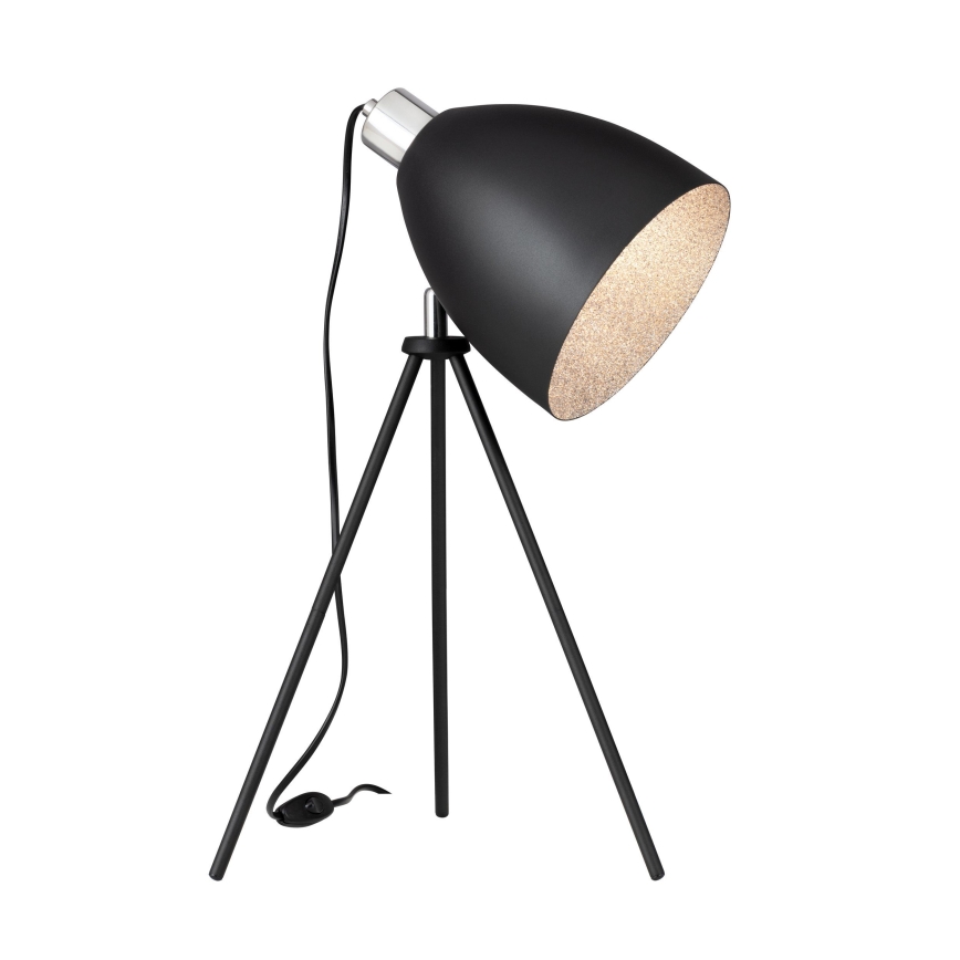 Eglo 79378 - Lampa stołowa MAREPERLA 1xE27/60W/230V czarna