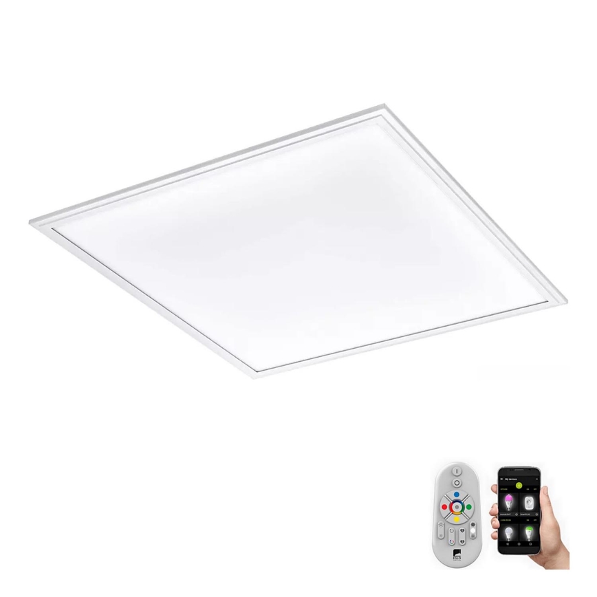 Eglo 79467 - LED Plafon ściemnialny POZZALLO LED/21W/230V 2700-6500K 45x45 cm biały + zdalne sterowanie