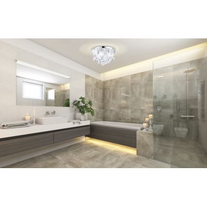 Eglo 79516 - LED Plafon łazienkowy MONTEPRANDONE 8xG9/3W/230V IP44 chrom błyszczący