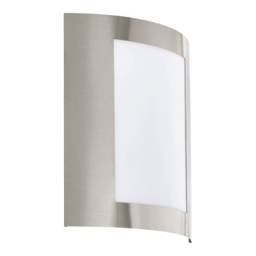 Eglo 79592 - Kinkiet zewnętrzny FIDELIDAD 1xE27/60W/230V IP44 matowy chrom