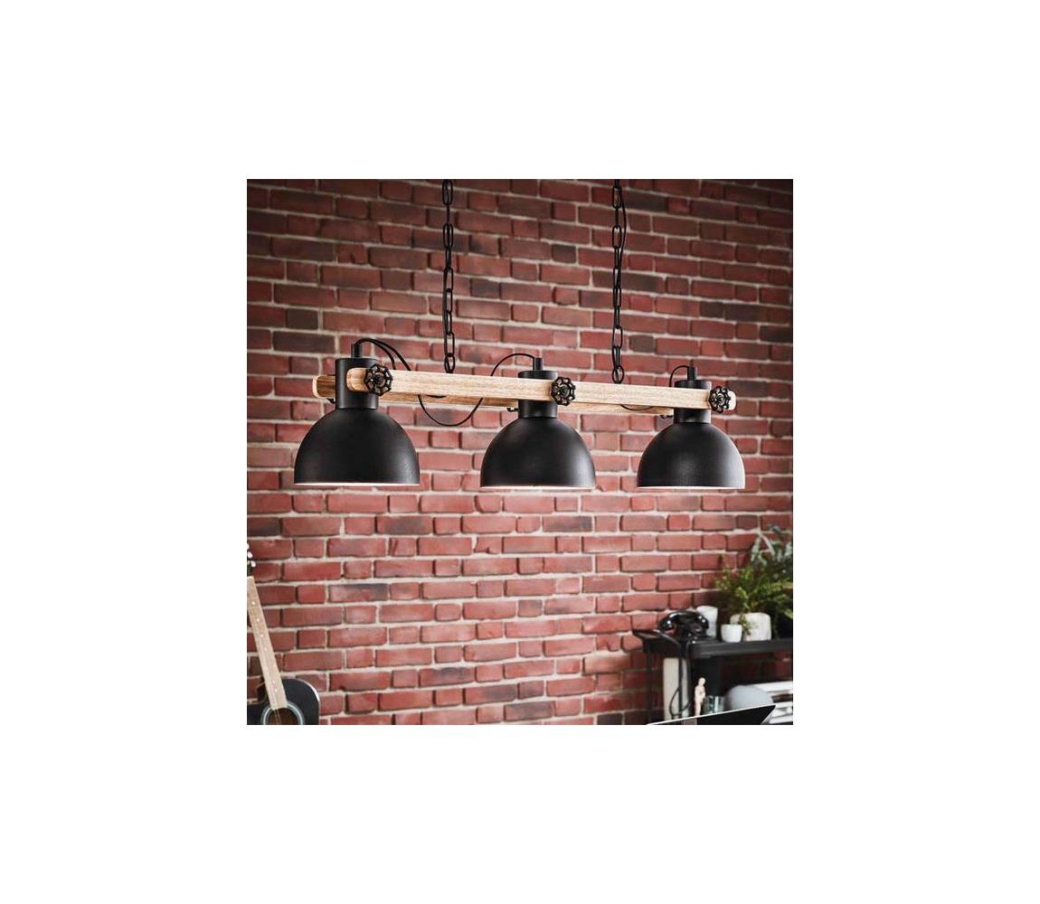 Eglo 79896 - Żyrandol na łańcuchu LUBENHAM 3xE27/28W/230V