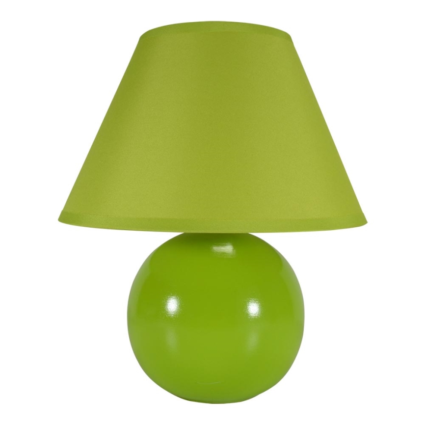 Eglo 80719 - Lampa stołowa TINA 1xE14/40W/230V zielona