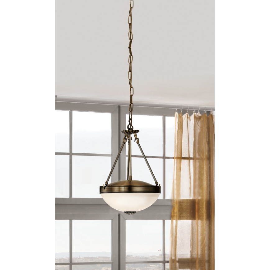EGLO 82747 -Lampa wisząca SAVOY 2xE14/40W