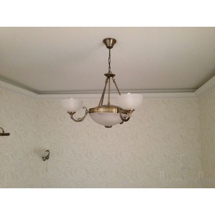 EGLO 82748 -Lampa wisząca SAVOY 3xE14/40W + 2xE27/60W