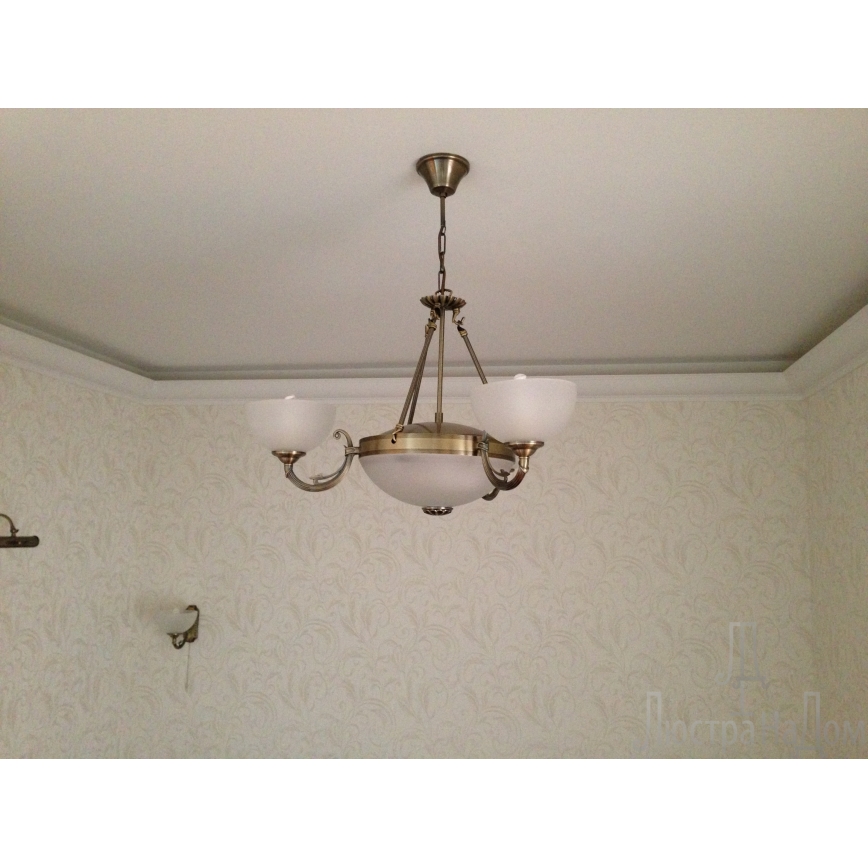 EGLO 82748 -Lampa wisząca SAVOY 3xE14/40W + 2xE27/60W
