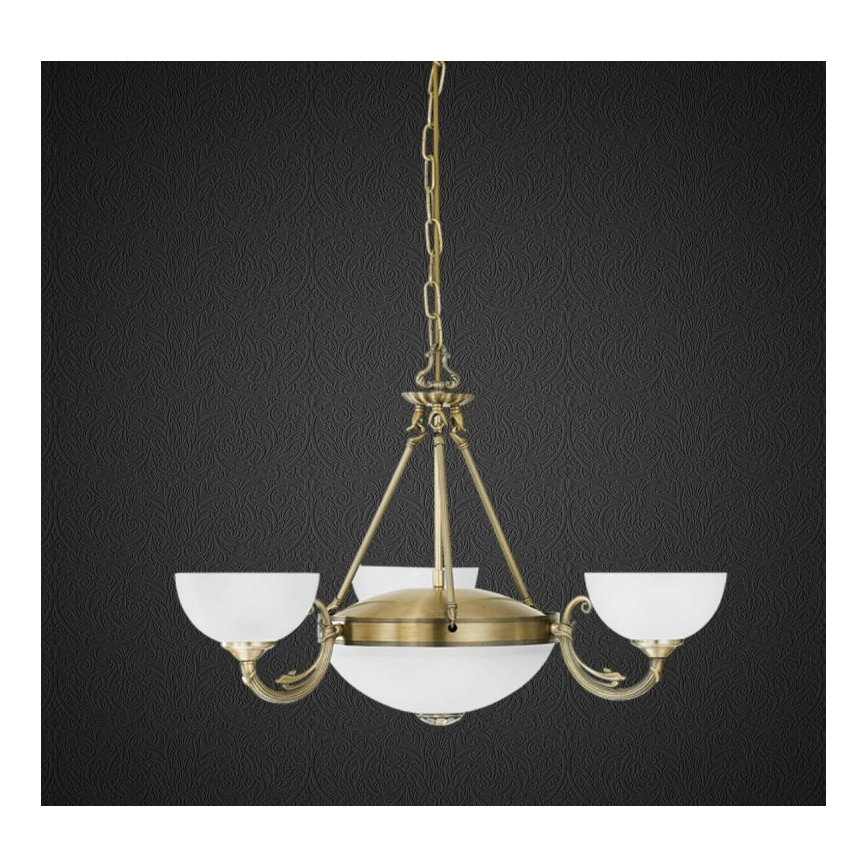 EGLO 82748 -Lampa wisząca SAVOY 3xE14/40W + 2xE27/60W
