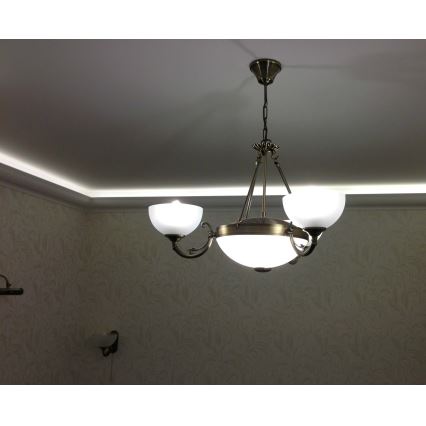 EGLO 82748 -Lampa wisząca SAVOY 3xE14/40W + 2xE27/60W