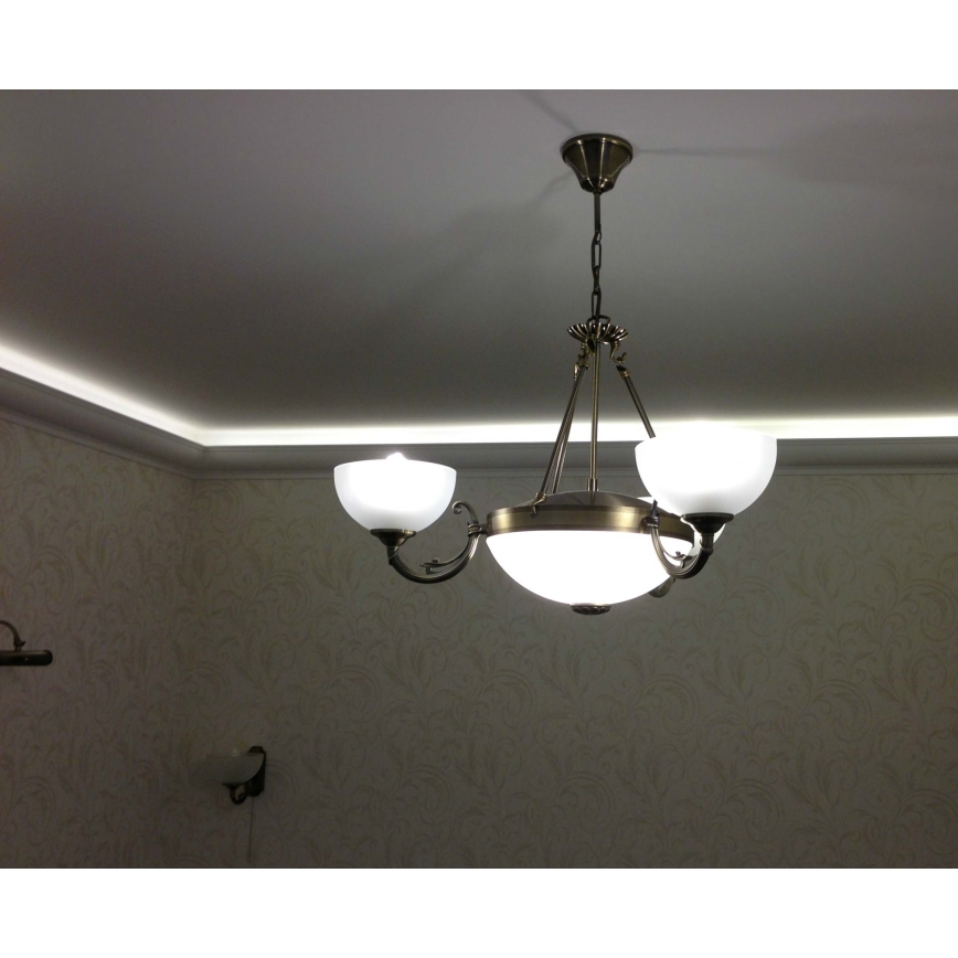 EGLO 82748 -Lampa wisząca SAVOY 3xE14/40W + 2xE27/60W