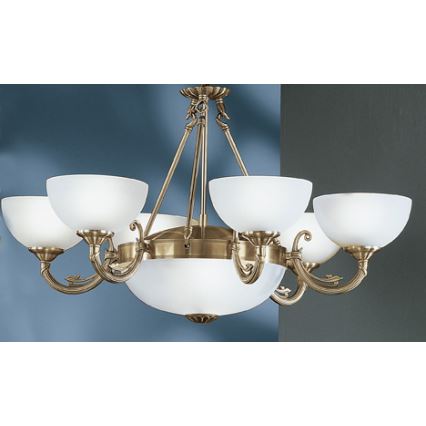 EGLO 82749 - Lustr na řetězu SAVOY 6xE14/40W/230V