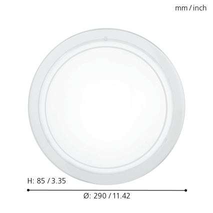 Eglo - Lampa sufitowa 1xE27/60W/230V