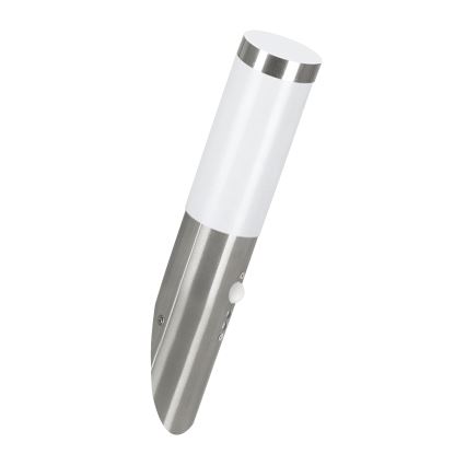 EGLO - Zewnętrzna czujnikowa lampa ścienna 1xE27/15W IP44