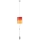 EGLO 83789 - Lampa wisząca MOBILE 2xE14/60W nikiel/ czerwona/pomarańczowa