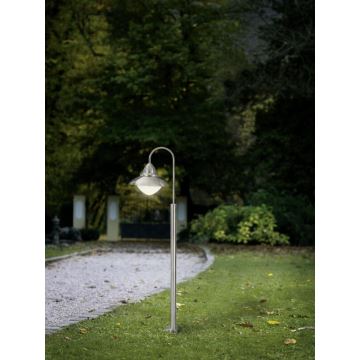 EGLO 83969 - Lampa stojąca zewnętrzna SIDNEY 1xE27/60W srebrny