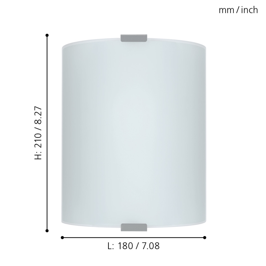 Eglo - Lampa Plafon Kinkiet 1xE27/60W