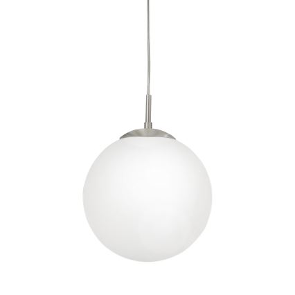 EGLO - Żyrandol na lince 1xE27/60W/230V śr. 25 cm biały