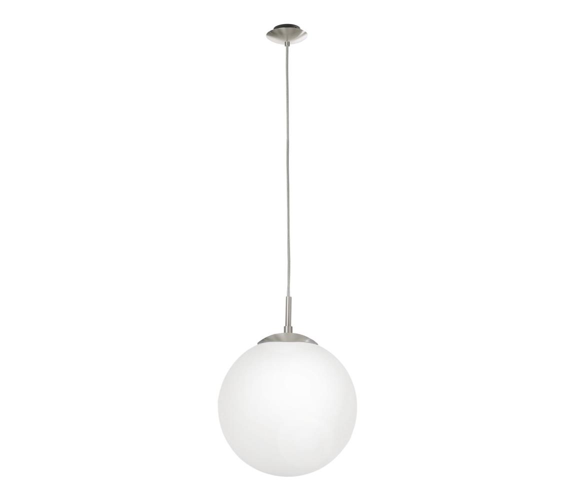 EGLO 85262 - Żyrandol na lince RONDO 1xE27/60W/230V śr. 25 cm biały