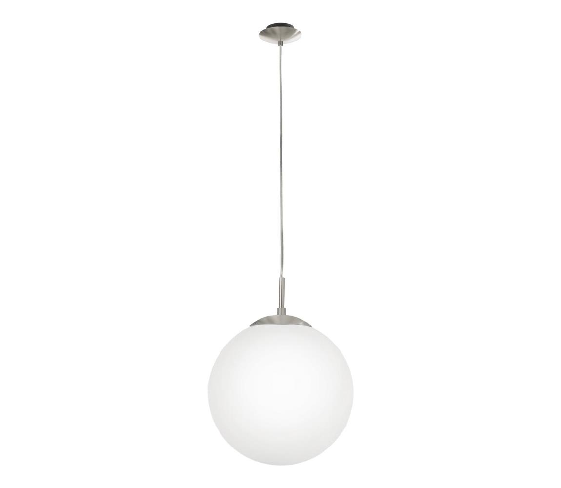 EGLO 85263 - Żyrandol na lince RONDO 1xE27/60W/230V śr. 30 cm biały