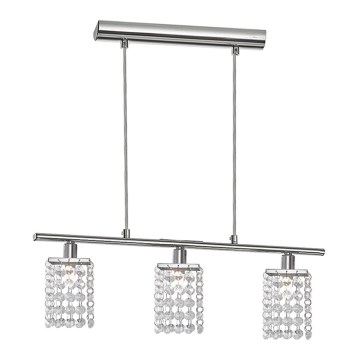 Eglo 85329 - Żyrandol kryształowy PYTON 3xG9/33W/230V