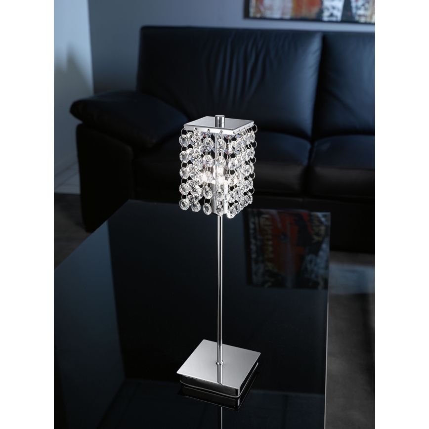 Eglo 85333 - Kryształowa lampa stołowa PYTON 1xG9/33W/230V