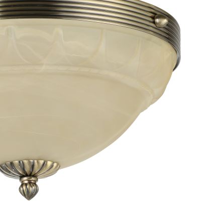 Eglo - Lampa sufitowa stylowa 3xE14/60W brąz