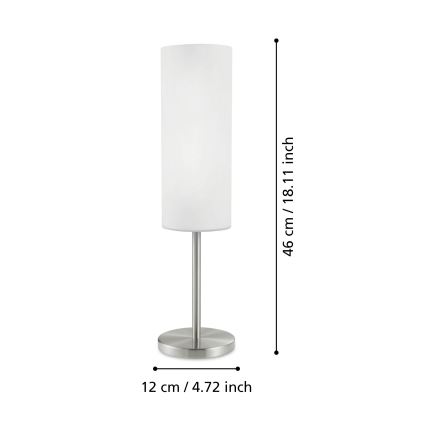 Eglo - Lampa stołowa 1xE27/60W