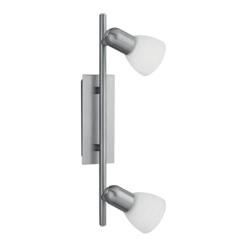 EGLO 86214 - Oświetlenie punktowe ARES 1 2xE14/40W białe