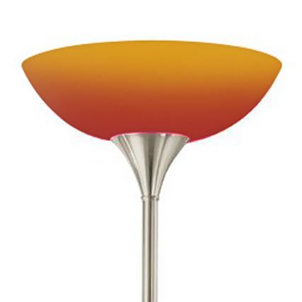 Eglo - lampa podłogowa 1xE27/60W + 1xE14/25W matowy nikiel