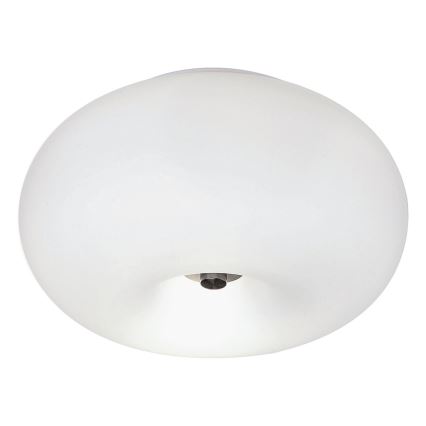 EGLO 86811 - Lampa Plafon Kinkiet OPTICA 2xE27/60W biały/opalone szkło
