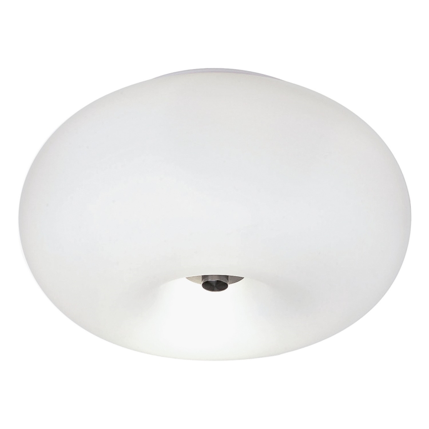 EGLO 86811 - Lampa Plafon Kinkiet OPTICA 2xE27/60W biały/opalone szkło
