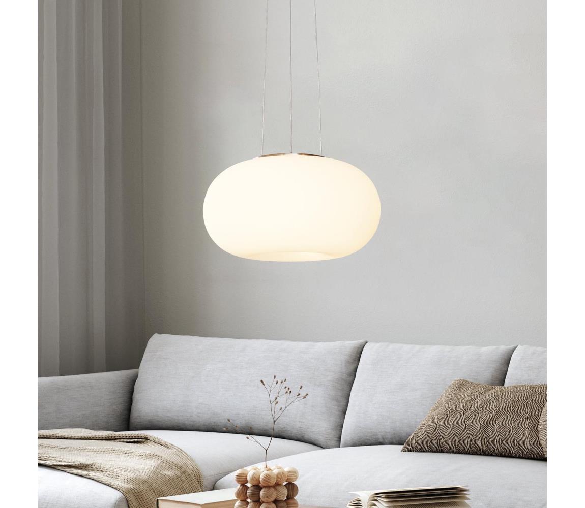 EGLO 86814 - Żyrandol na lince OPTICA 2xE27/60W
