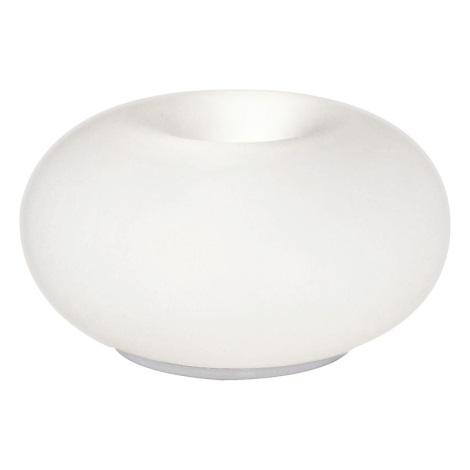 EGLO 86818 - Lampa stołowa OPTICA 2xE27/60W biały/opalone szkło